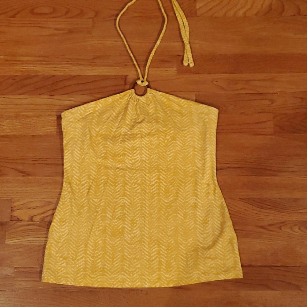 Banana Republic Yellow Halter Top